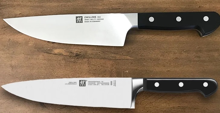 zwilling pro vs henckels professional knife