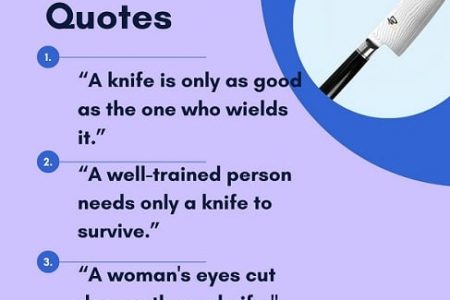 30 Knife Quotes for knife enthusiast 2023