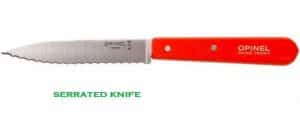 serrated knife