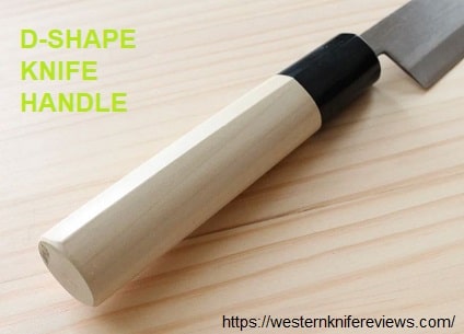 D shape handle (handmade knife handles).