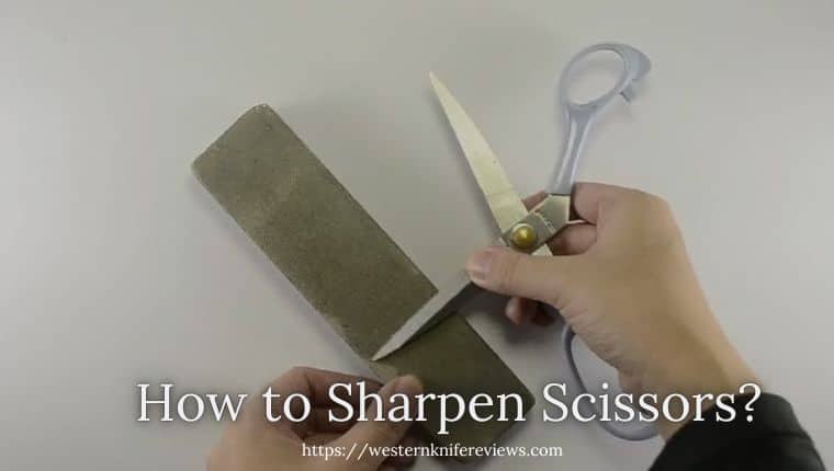 How to sharpen scissors