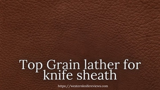 top grain lather
